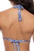 Luli Fama Americana Vibes Luxe Stitch Triangle Halter Top